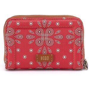 HOBO $68 Soma Small Wallet Red Journey Bandana NWT!